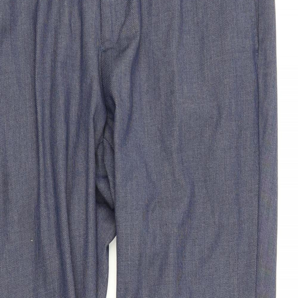 Primark Mens Blue   Dress Pants Trousers Size 32 in L26 in