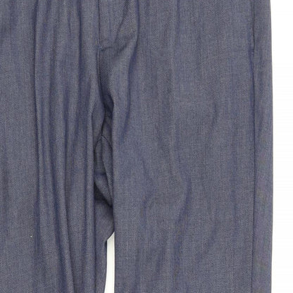Primark Mens Blue   Dress Pants Trousers Size 32 in L26 in