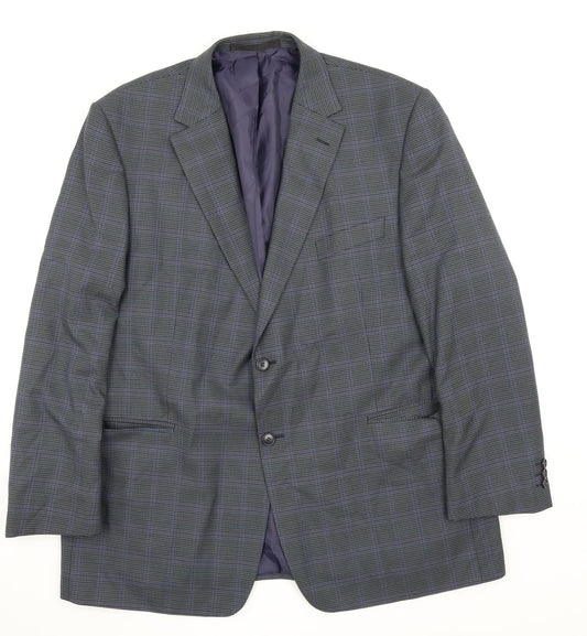 Mens UK Size M M&S Regular Blue Suit Jacket