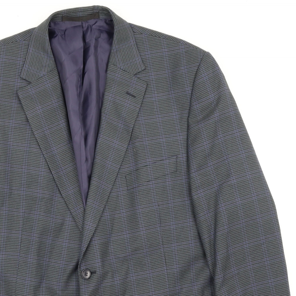 Mens UK Size M M&S Regular Blue Suit Jacket