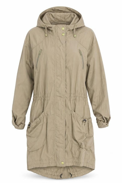 Womens UK Size 6 New Look Brown Rain Coat
