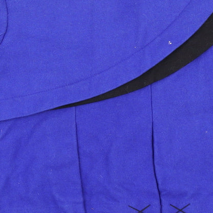 Lux Womens Blue   Overcoat Blazer Size XS