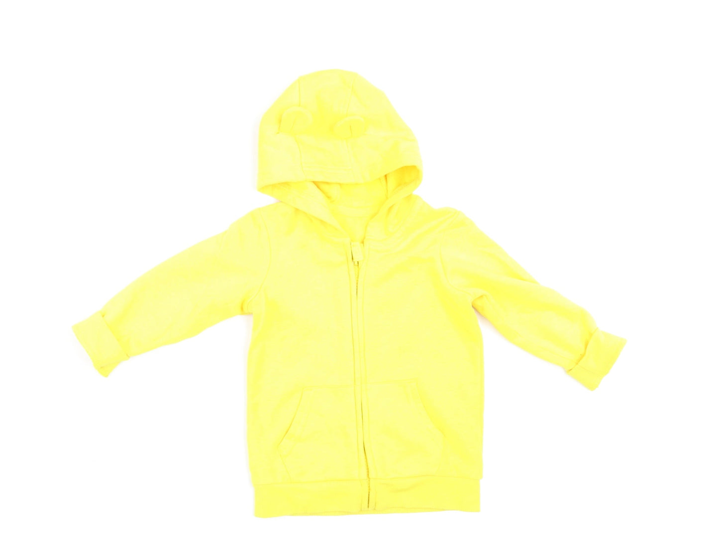 George Baby Yellow   Full Zip Jumper Size 12-18 Months