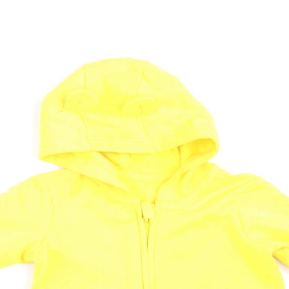 George Baby Yellow   Full Zip Jumper Size 12-18 Months