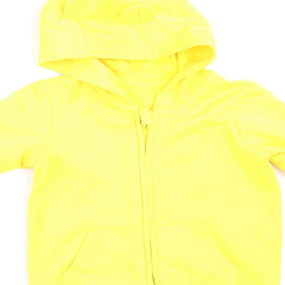 George Baby Yellow   Full Zip Jumper Size 12-18 Months