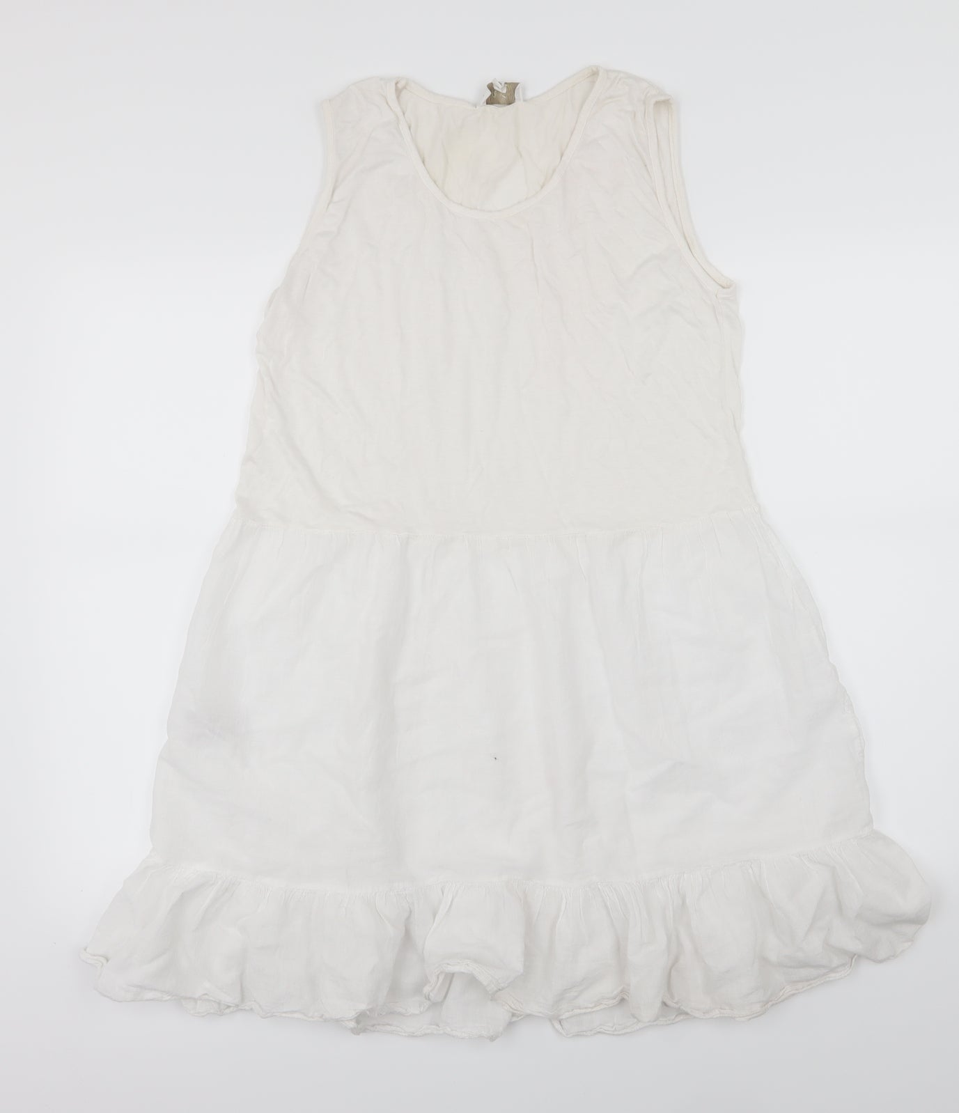 Apricot Womens Ivory  Woven A-Line  Size S