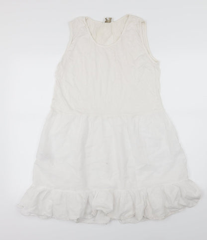 Apricot Womens Ivory  Woven A-Line  Size S