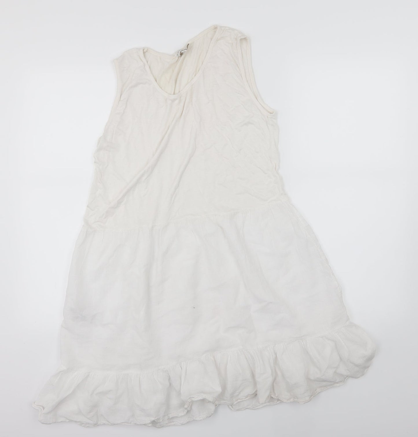 Apricot Womens Ivory  Woven A-Line  Size S