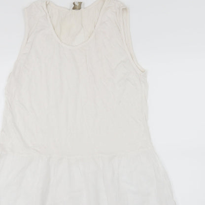 Apricot Womens Ivory  Woven A-Line  Size S