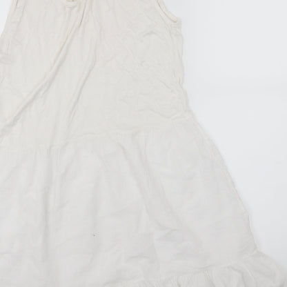 Apricot Womens Ivory  Woven A-Line  Size S