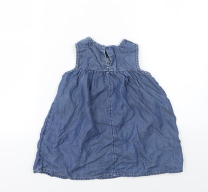 NEXT Girls Blue  Denim A-Line  Size 3 Years