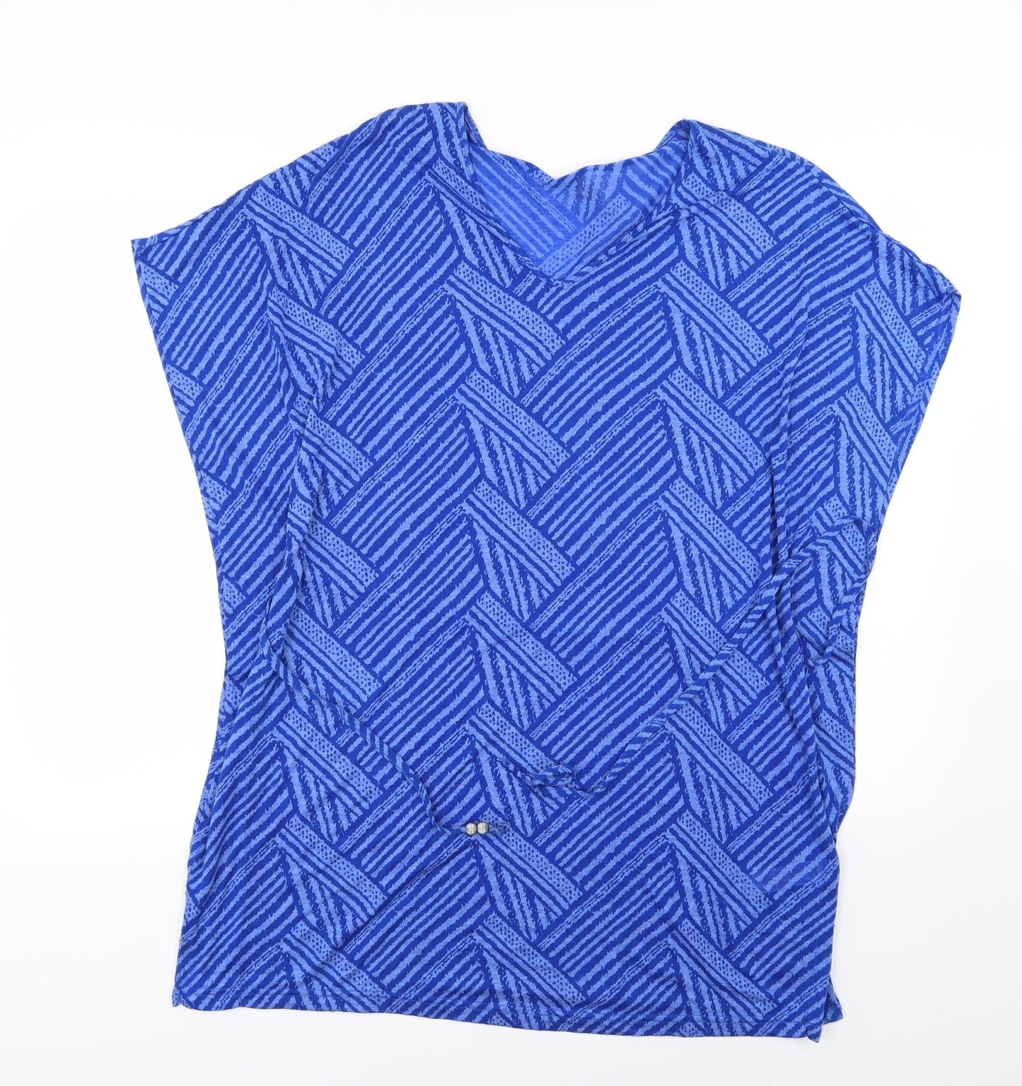 Primark Womens Blue Striped  Jersey T-Shirt Size 6