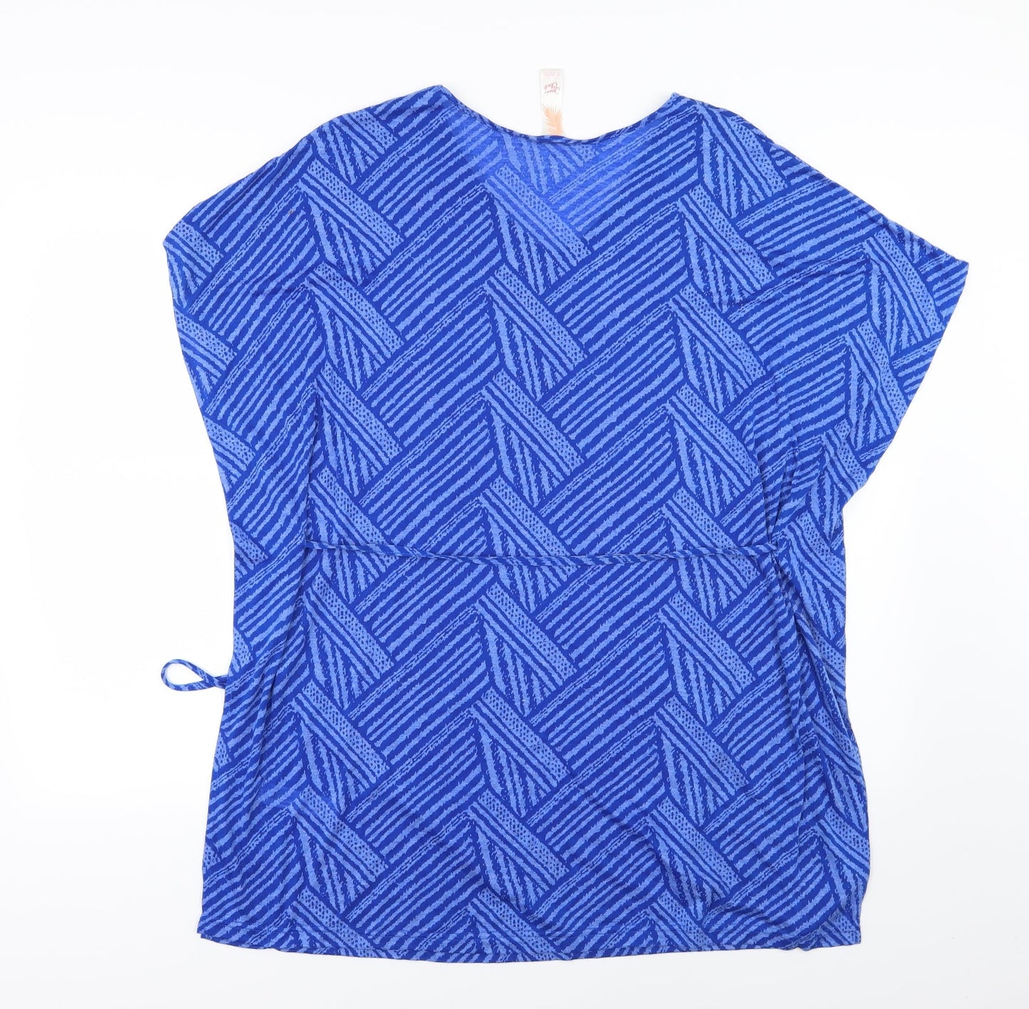 Primark Womens Blue Striped  Jersey T-Shirt Size 6