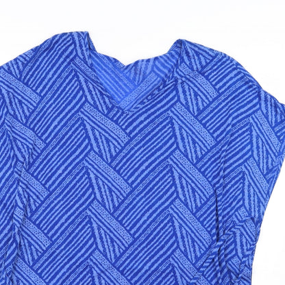 Primark Womens Blue Striped  Jersey T-Shirt Size 6