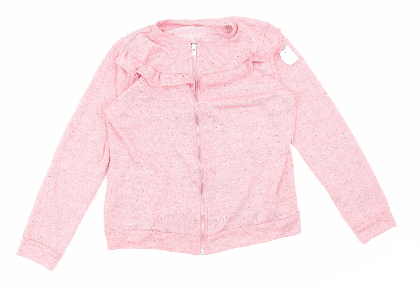 Style Girls Pink   Full Zip Hoodie Size M