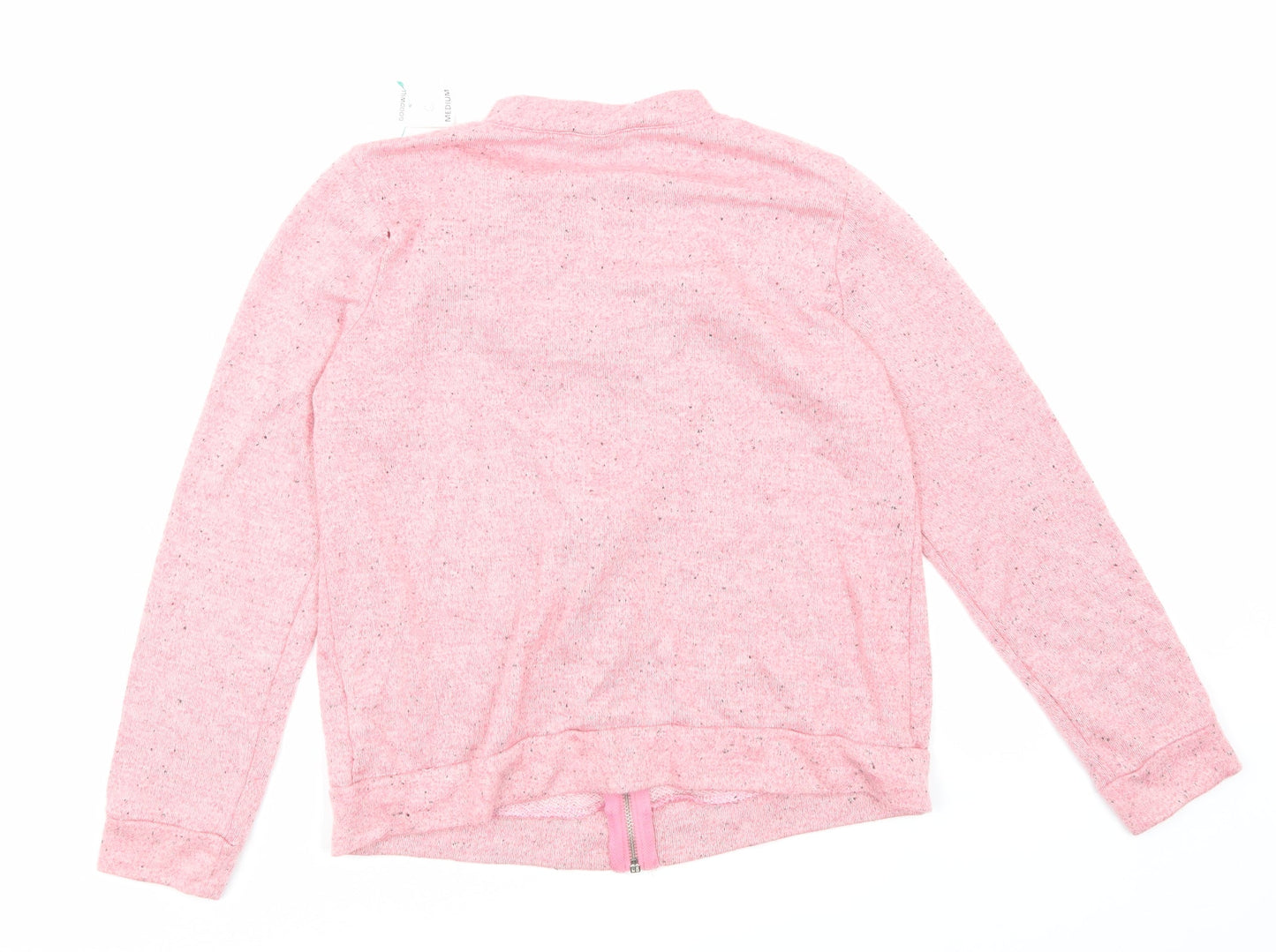 Style Girls Pink   Full Zip Hoodie Size M