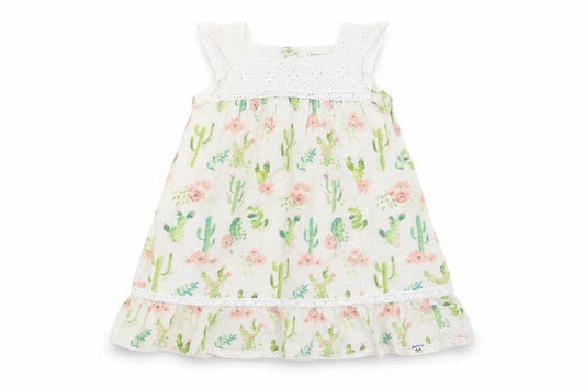 mantanay  Beige Floral  Skater Dress  Size 12-18 Months