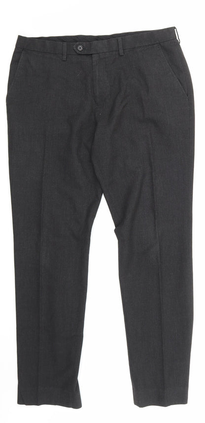 NEXT Mens Grey   Trousers  Size 34 in L31 in