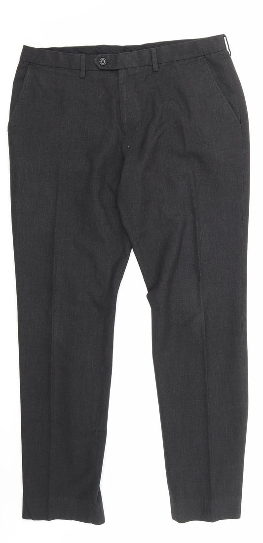 NEXT Mens Grey   Trousers  Size 34 in L31 in