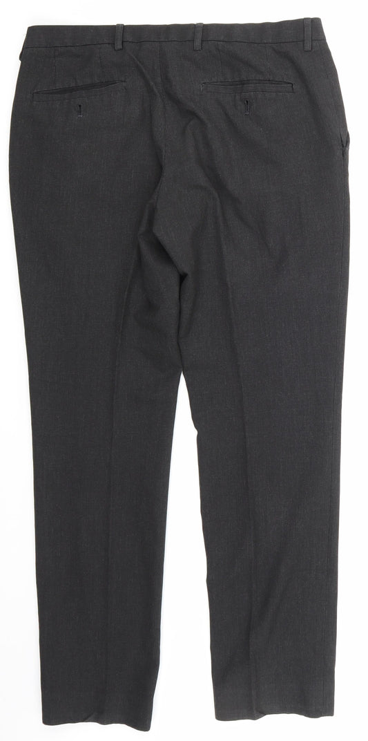 NEXT Mens Grey   Trousers  Size 34 in L31 in