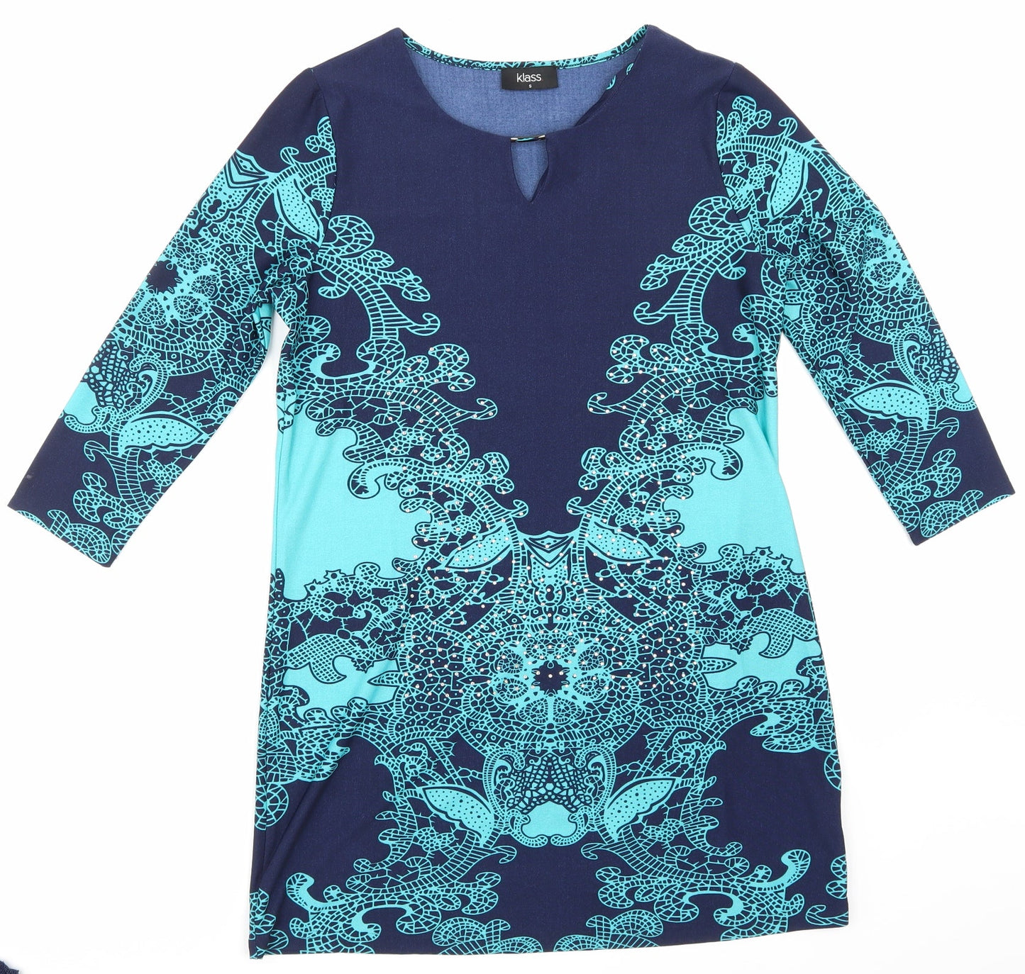 Klass Womens Black Argyle/Diamond  Mini  Size S