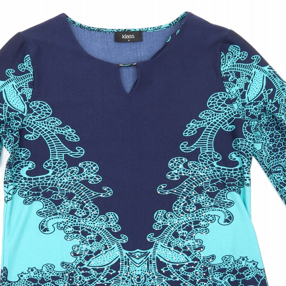 Klass Womens Black Argyle/Diamond  Mini  Size S