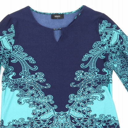 Klass Womens Black Argyle/Diamond  Mini  Size S