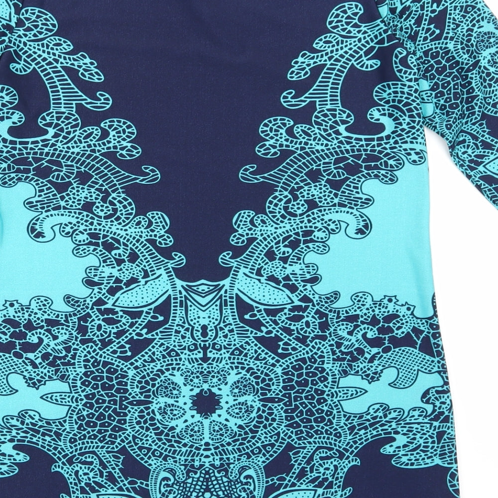 Klass Womens Black Argyle/Diamond  Mini  Size S