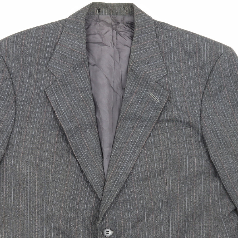 Mens UK Size M St michael Regular Grey Suit Jacket