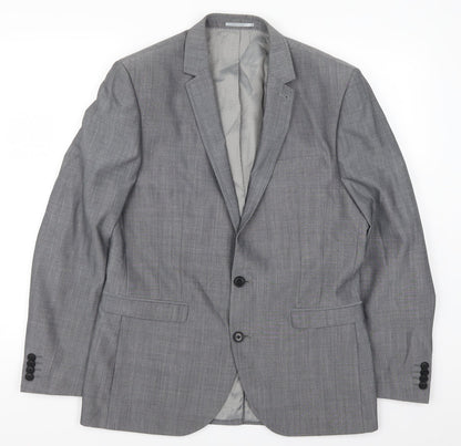 Mens UK Size 40 NEXT Regular Grey Suit Jacket