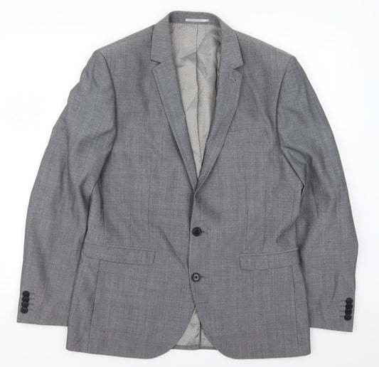 Mens UK Size 40 NEXT Regular Grey Suit Jacket