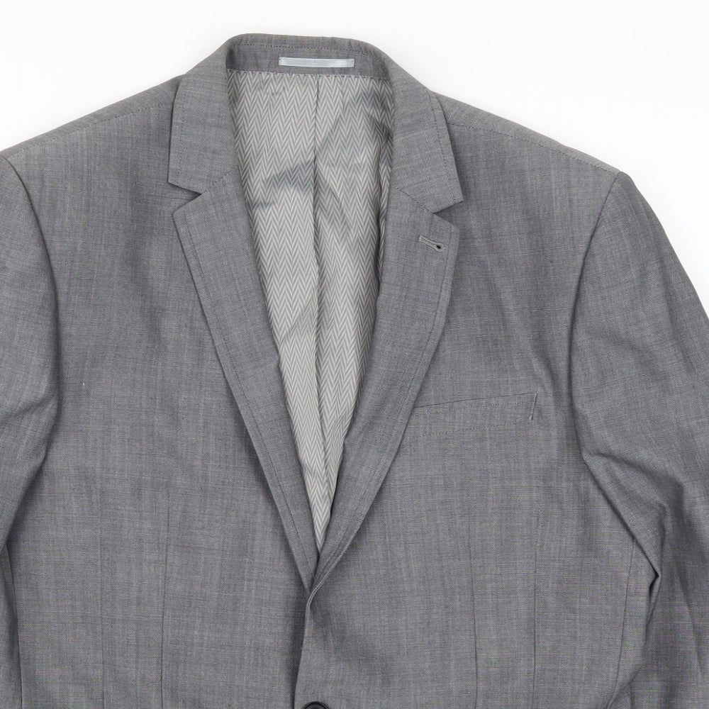 Mens UK Size 40 NEXT Regular Grey Suit Jacket