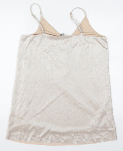 H&M Womens Beige   Tank Dress  Size M