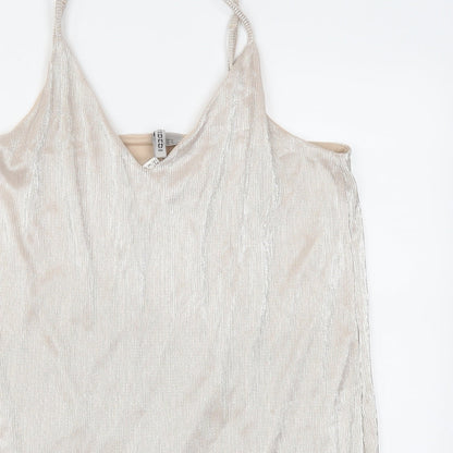 H&M Womens Beige   Tank Dress  Size M