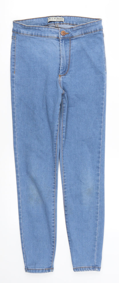 Denim Co Womens Blue  Denim Skinny Jeans Size 8 L24 in