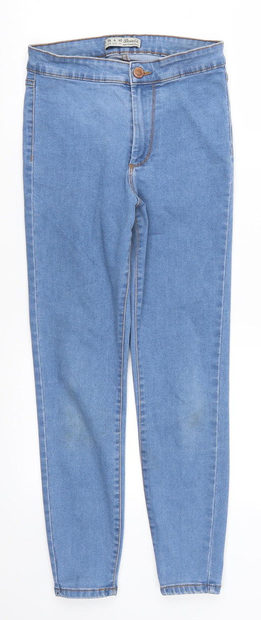Denim Co Womens Blue  Denim Skinny Jeans Size 8 L24 in