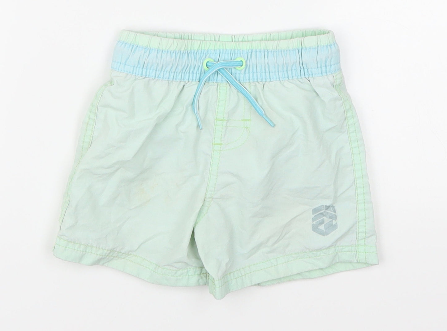 Nutmeg Boys Green   Cropped Trousers Size 12-18 Months