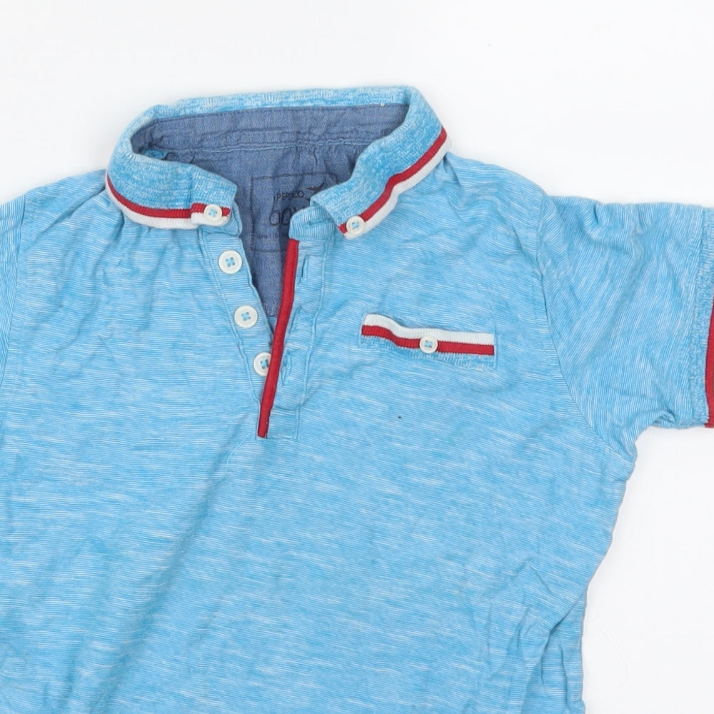 Pep & Co Boys Blue   Basic Polo Size 5-6 Years