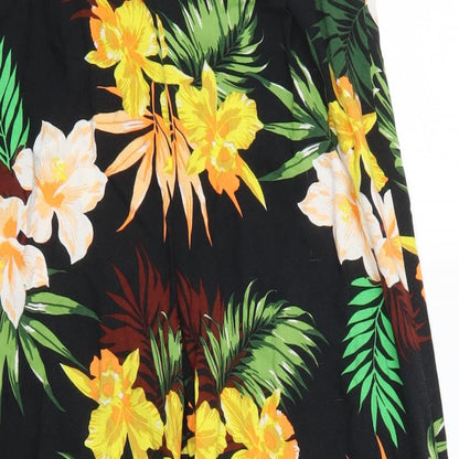 George Womens Multicoloured Floral  Cropped Trousers Size 8 L20 in