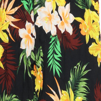 George Womens Multicoloured Floral  Cropped Trousers Size 8 L20 in