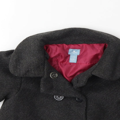Gap Girls Grey   Overcoat Coat Size 3 Years