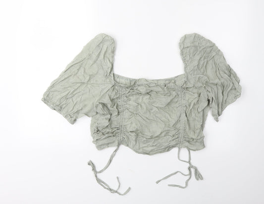 SheIn Womens Green   Basic Blouse Size 2XL