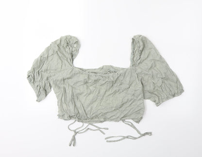 SheIn Womens Green   Basic Blouse Size 2XL