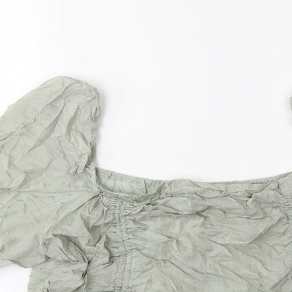 SheIn Womens Green   Basic Blouse Size 2XL