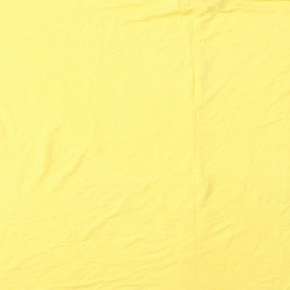 MISSUMI Womens Yellow   Basic T-Shirt One Size
