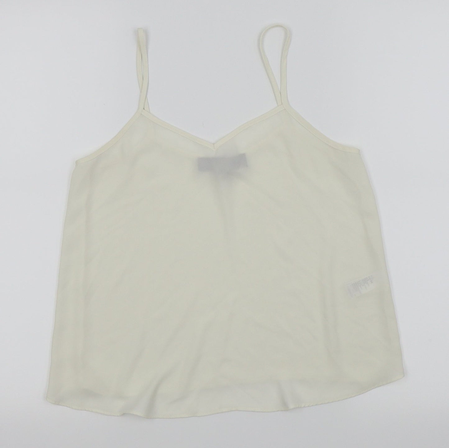 Womens UK Size 6 Topshop White Camisole Tank
