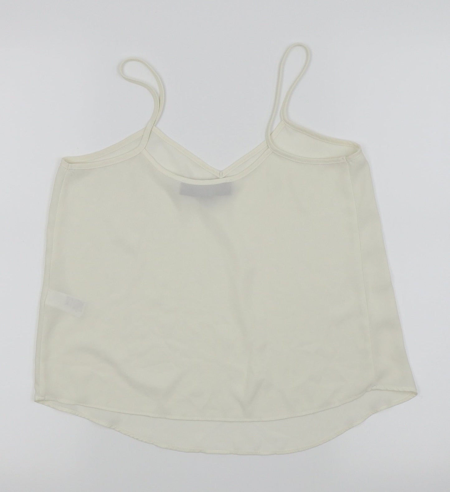 Womens UK Size 6 Topshop White Camisole Tank