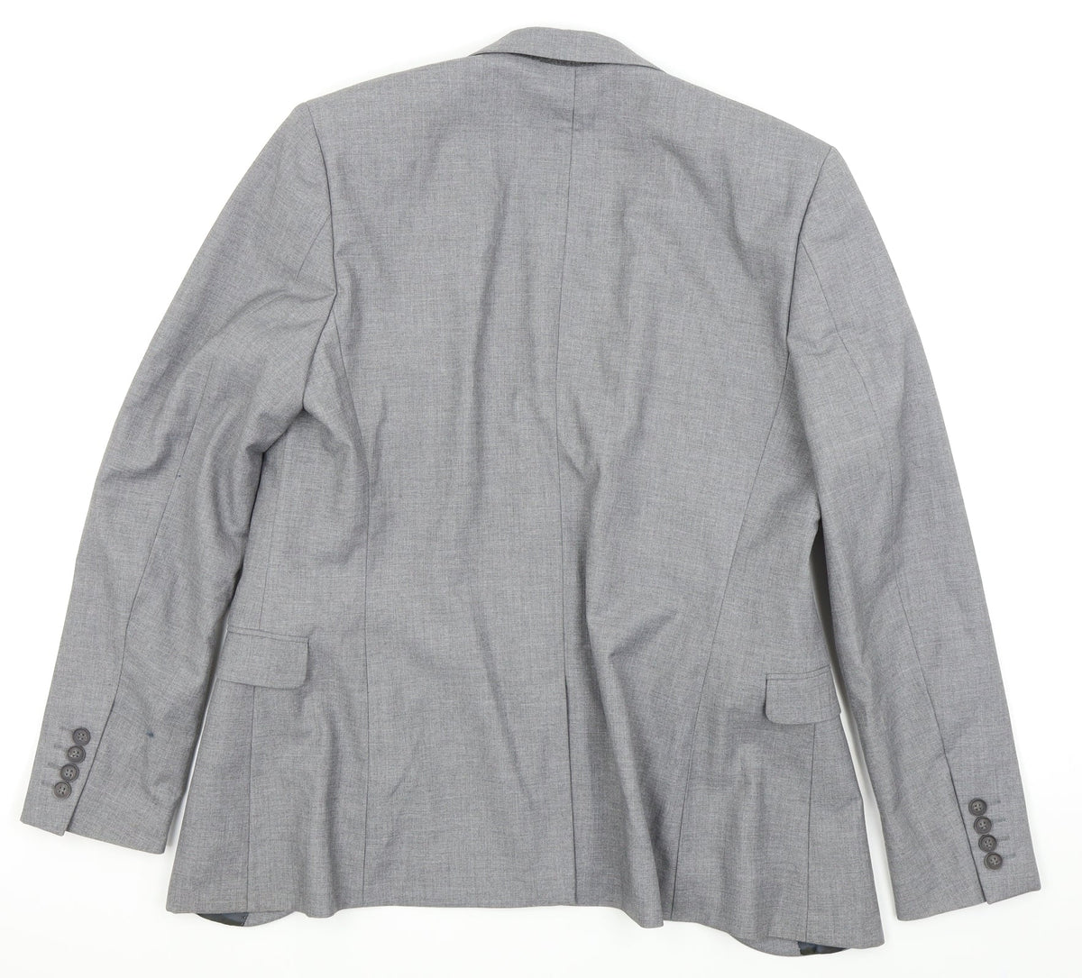Topman Mens Grey   Jacket Suit Jacket Size 38