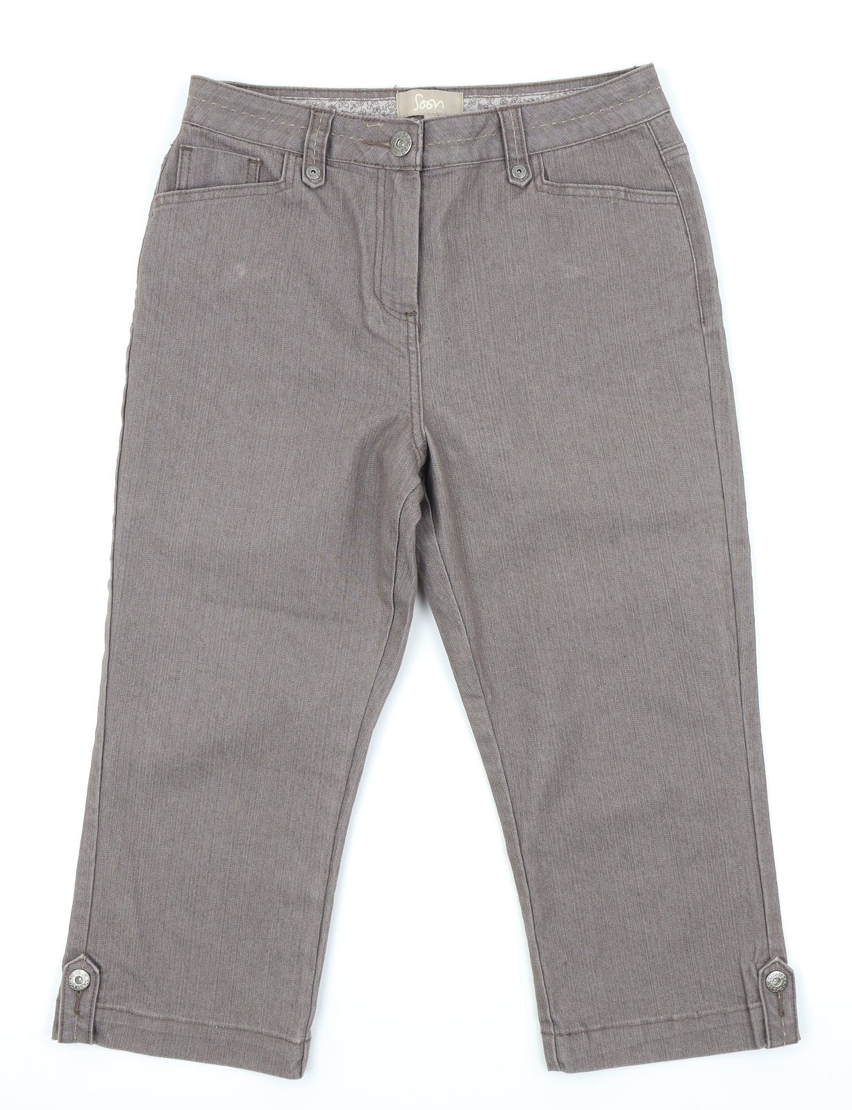 Soon Womens Purple   Capri Jeans Size 12