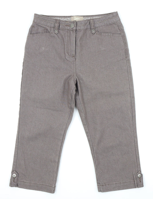 Soon Womens Purple   Capri Jeans Size 12